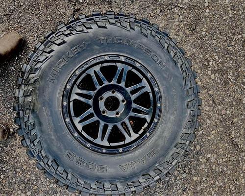 17 Pro Comp Extreme Alloy 5x5 Rim with Mickey Thompson Baja Boss 37x1250R17 Wheel and Tire Package  Set of 5