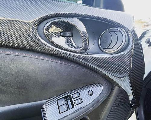 Carbon Fiber Interior Door Lever  Nissan 370Z