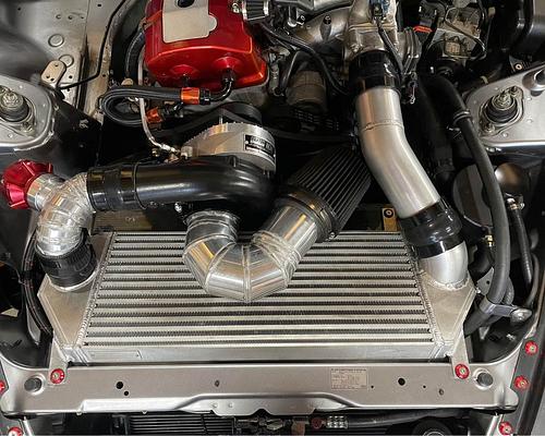 S2000 SOS Supercharger Vmount Piping